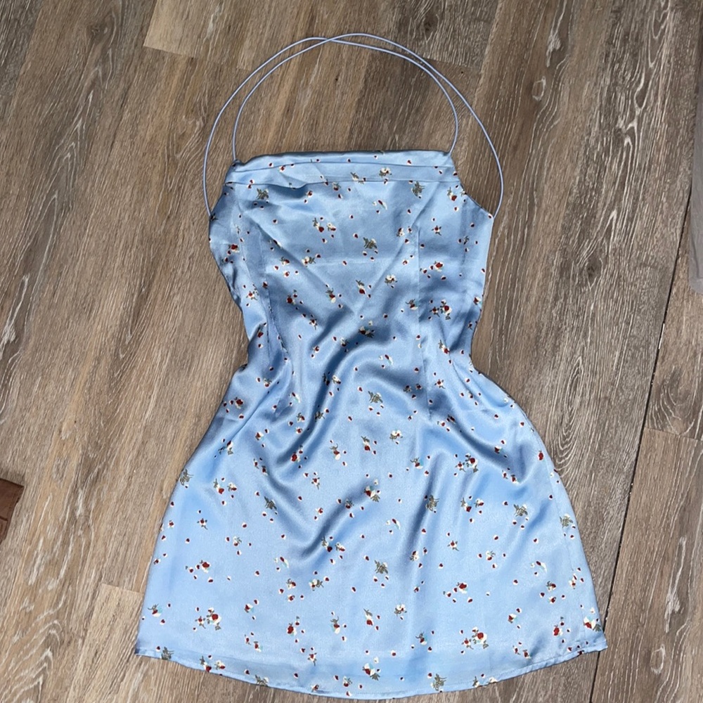 NWOT tiger mist silk mini dress
